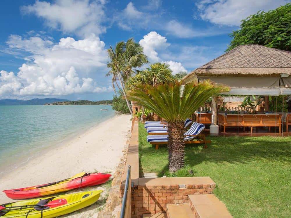 6 Bedroom Luxury Beachfront Villa in Plai Laem, Koh Samui For Rent